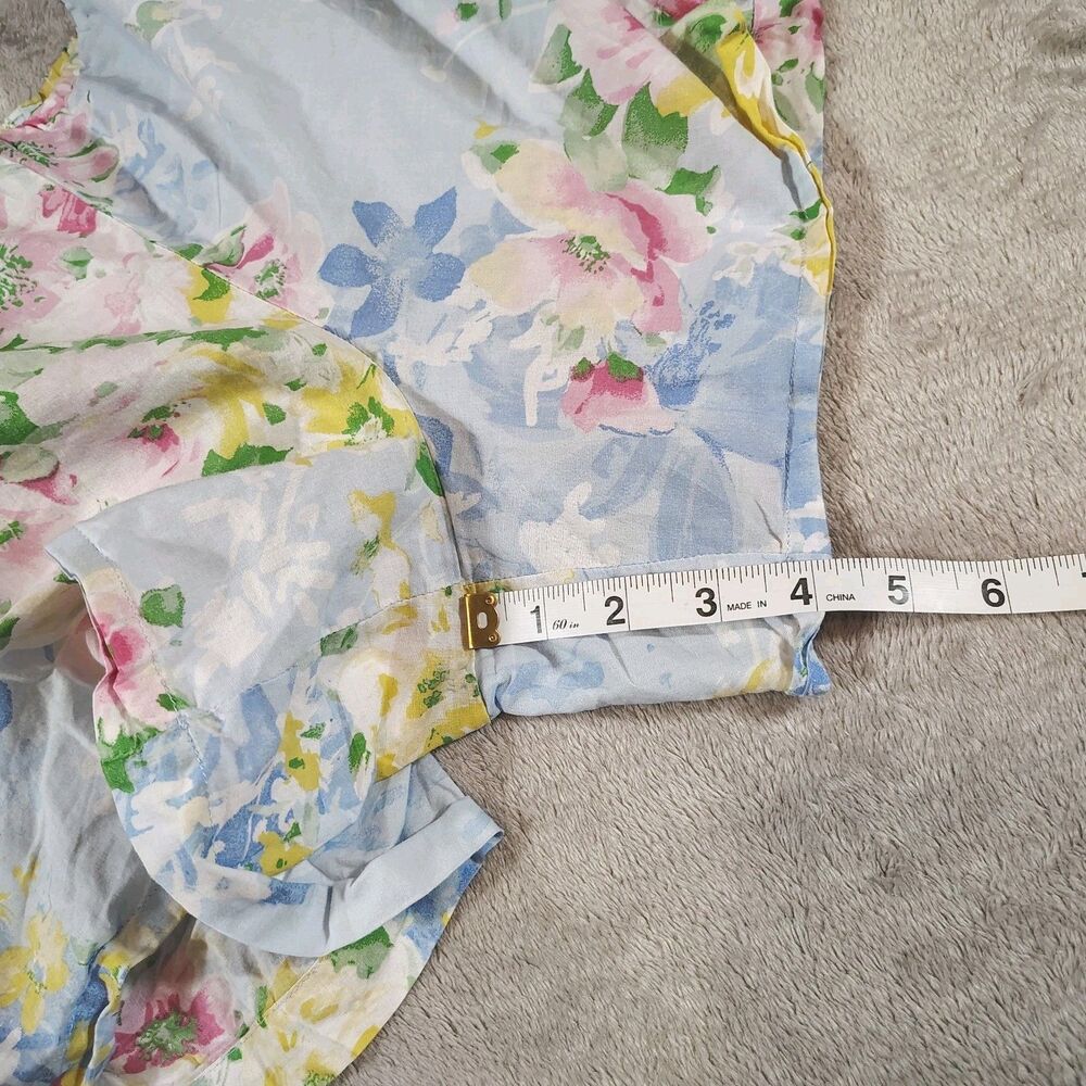 Lauren Ralph Lauren Floral Pajama Set Romantic Sleepwear XL L Cottagecore Soft - Picture 13 of 13